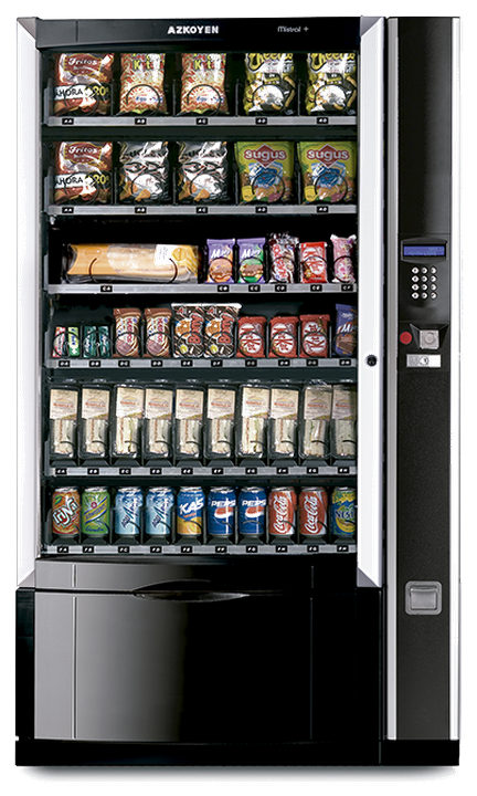 Distributeur automatique de snacks et boissons